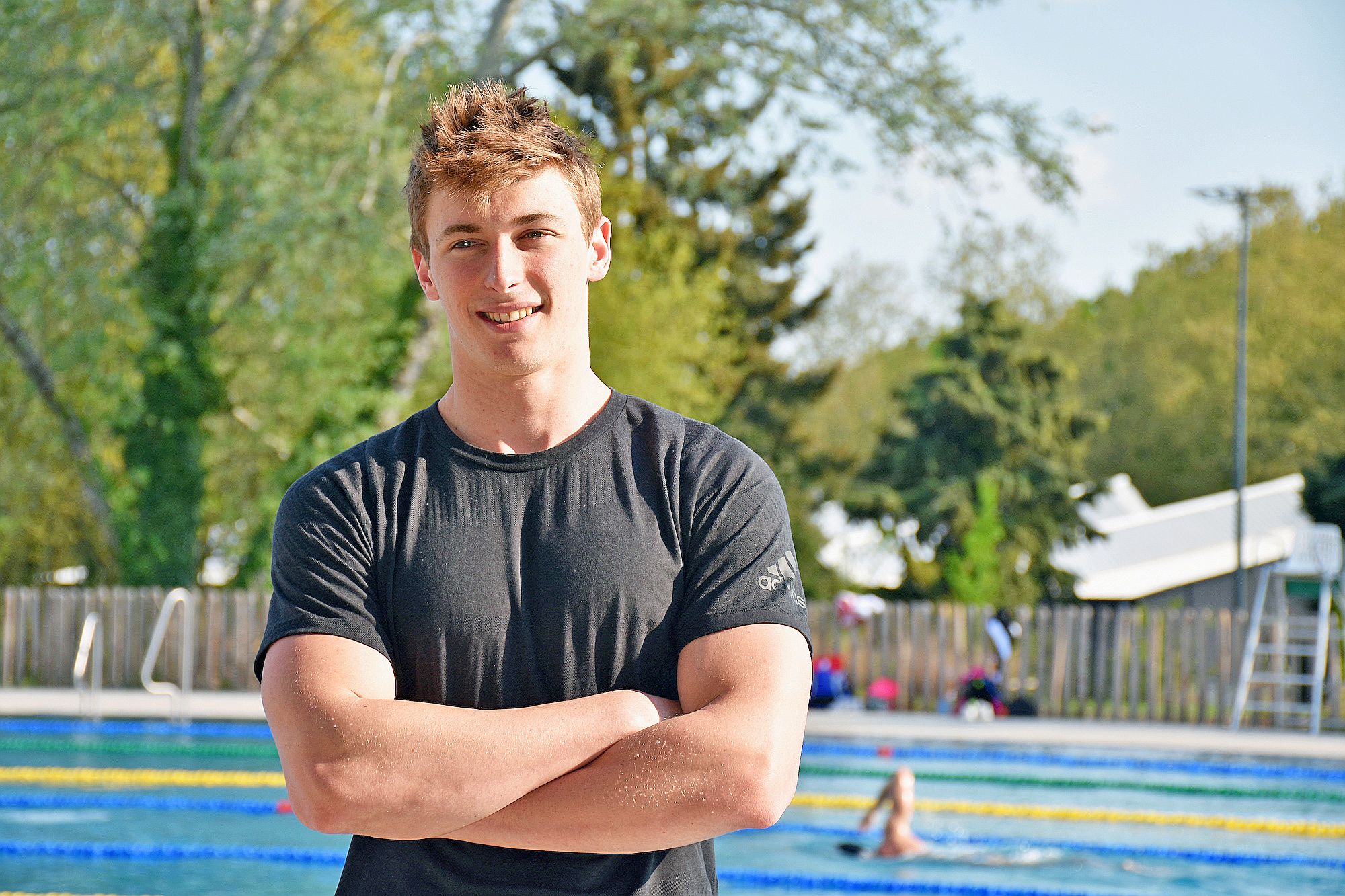 Maxime est passé une fois sous les 22 secondes sur 50 mètres : ce fut en juillet 2019. 