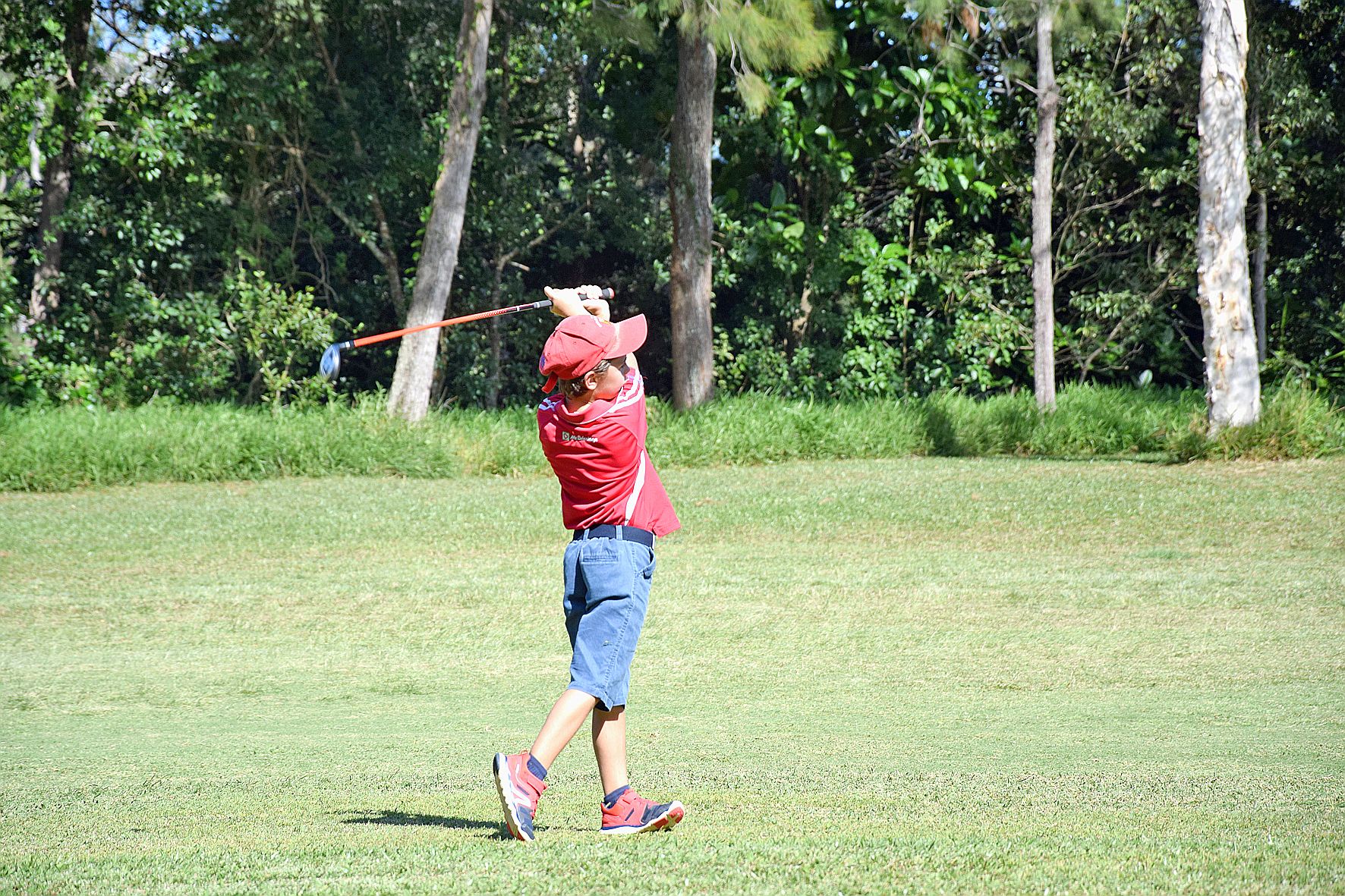 Les débutants ont pu s’initier à la compétition, sur un parcours de 9 trous, accompagnés par des parents et par des arbitres. 
