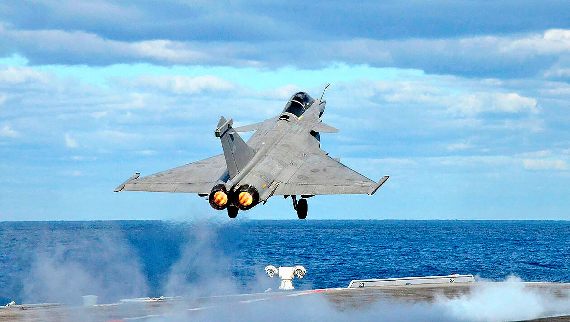 Le secteur de l’armement a été le quatrième pourvoyeur des exportations en France l’an dernier. Ici le Rafale, produit par Dassault Aviation.Photo AFP