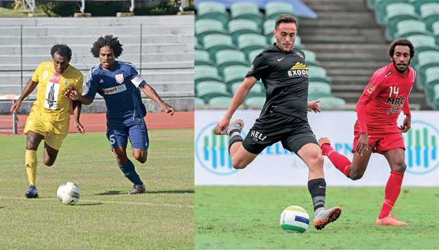 Pour Michel Hmaé, attaquant de l\'AS MAgenta lors de la demi-finale remportée en 2005, l\'équipe actuelle a gagné en « combativité et tactique ». Des atouts plus que nécessaires face à l\'attaquant de Wellington, Tom Jackson (en noir) qui a disputé les tr