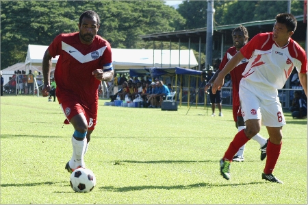 Olivier Dokunengo, ici lors de la finale de la Coupe des Nations, conduira à nouveau la sélection durant ces deux matches amicaux.