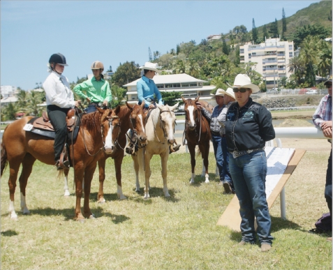 L'équitation western a été mise en valeur, dimanche en clôture de la semaine du cheval sur l'hippodrome Henry-Milliard.