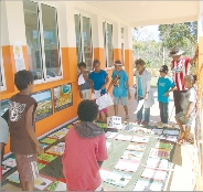 Les écoles du secteur nord se sont affrontées dans  un grand jeu de l'oie.