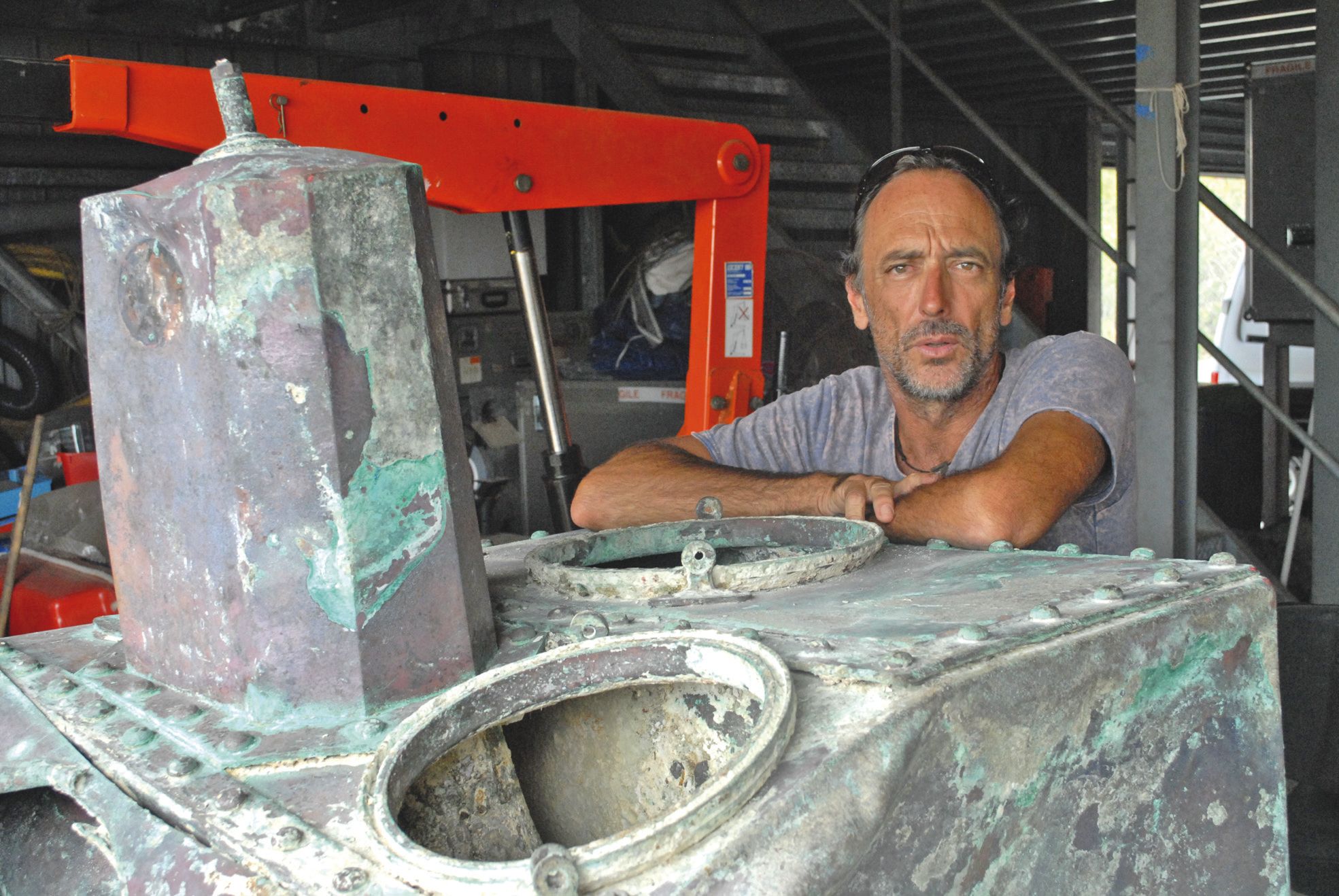 Philippe Houdret est le président de Fortunes de mer, association qui œuvre, en collaboration avec le musée Maritime, à la mise en valeur du riche patrimoine maritime calédonien. Un documentaire de France Ô est en préparation sur le sujet.