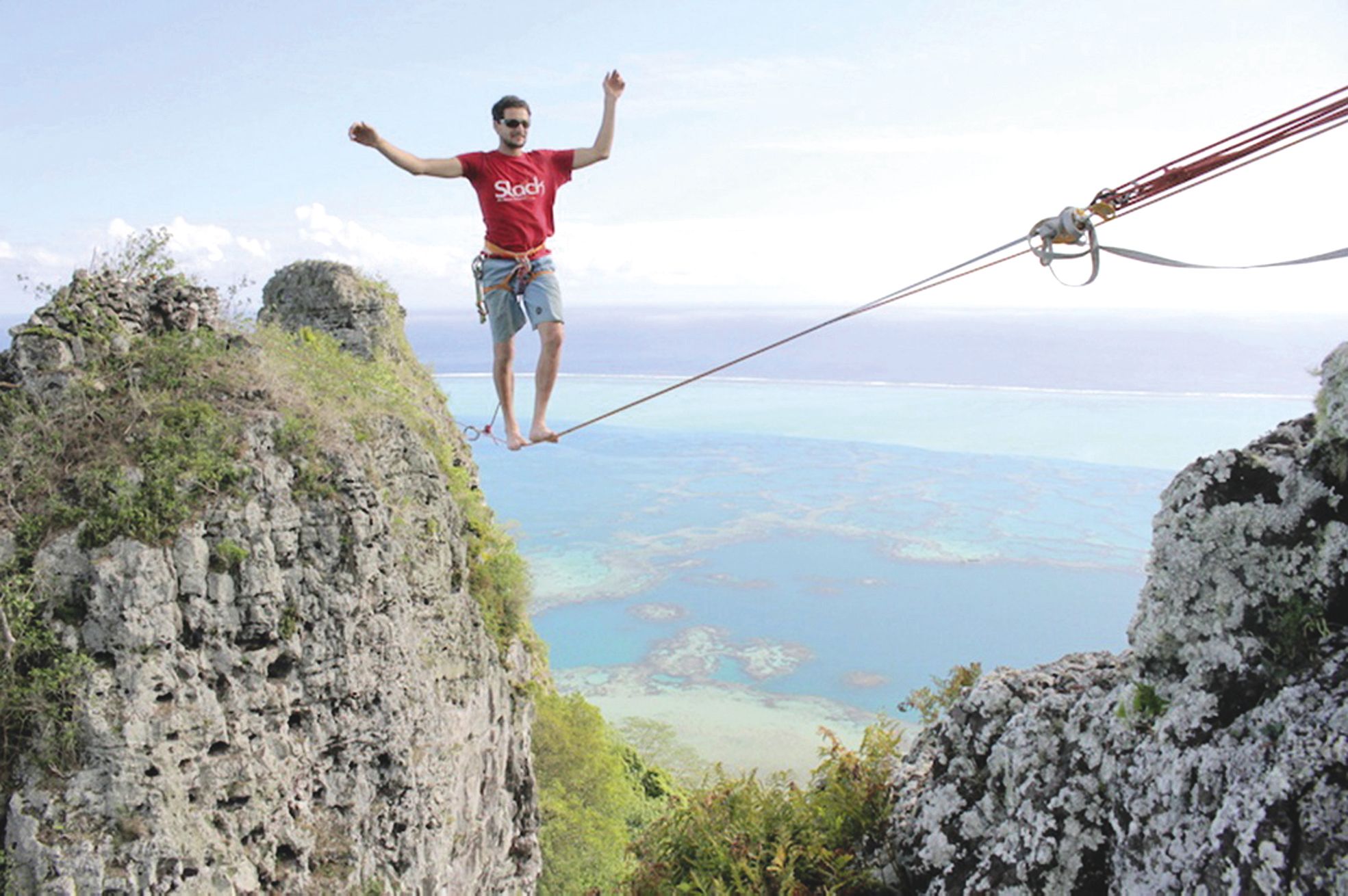 Julien Millot culmine ici à près de 380 mètres, au mont Teurafaatui.
