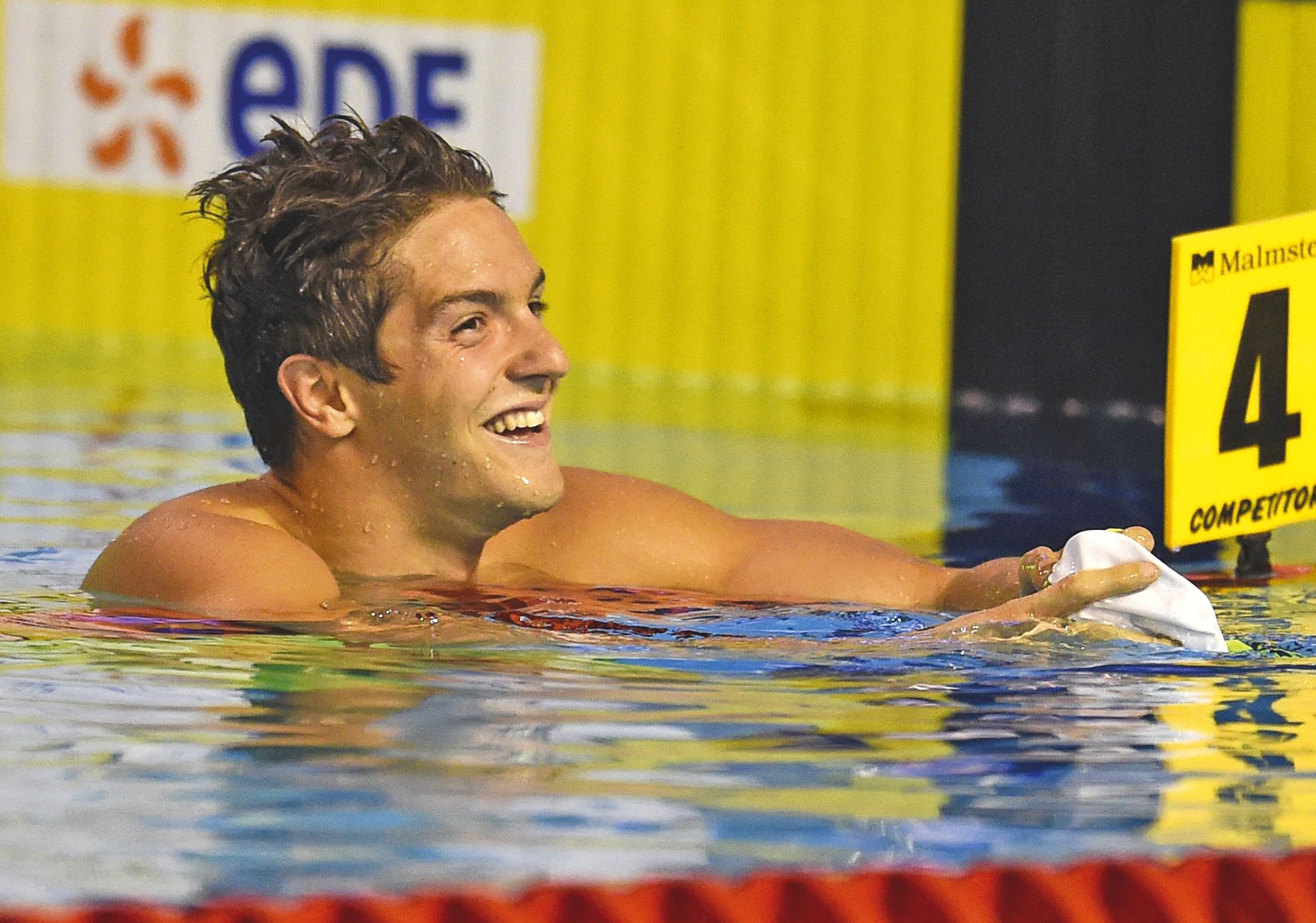Montpellier, le 30 mars. William Debourges, 24 ans, 1,85 m pour 79 kg, a remporté le titre sur 200 m brasse, sans pour autant réaliser les minima pour Rio, en 2'12''85 (2'09''65).