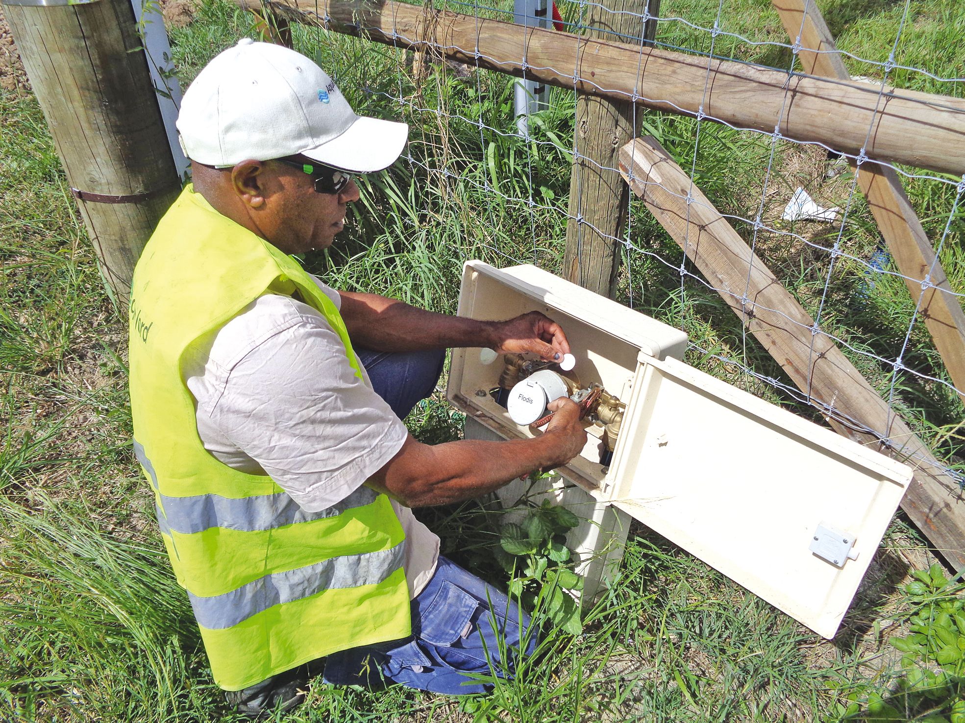En mars, le Sivom a missionné son prestataire Aqua Nord pour installer ces pastilles sur une trentaine de compteurs.  