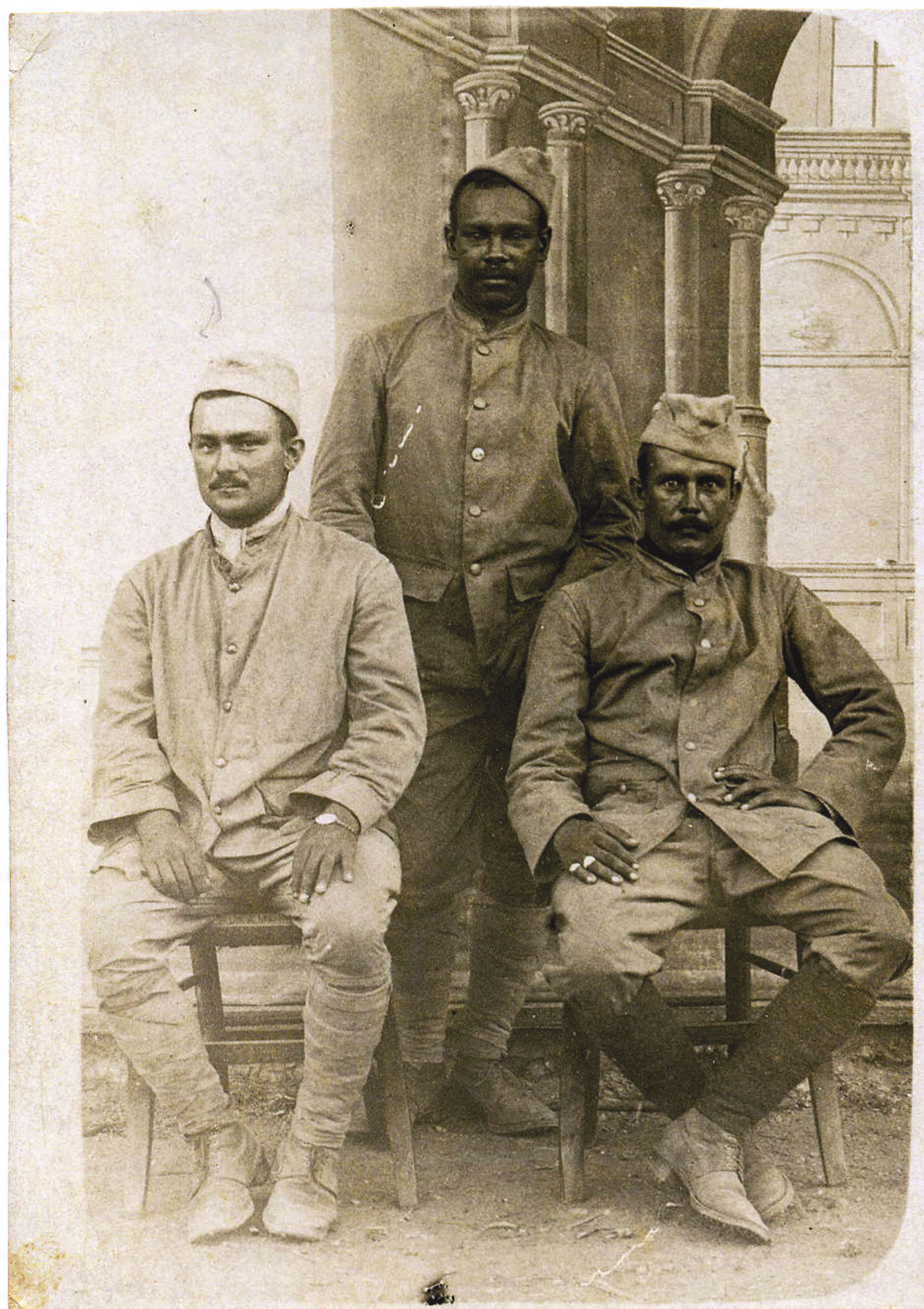Camille et Maurice Vautrin, en 1918.