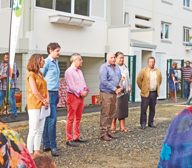 Les membres de la Sic et de la province Sud ont inauguré le bâtiment en présence des habitants.