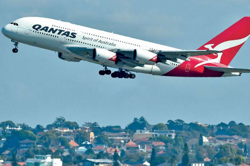 La semaine dernière, la compagnie australienne Qantas avait annulé une commande de huit A380. Photo AFP