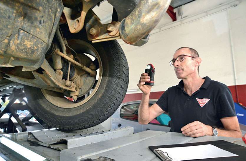 Il y a cinq centres de contrôle technique à Nouméa, un à Koumac, un à Koné et un à Lifou. Photo T. Perron
