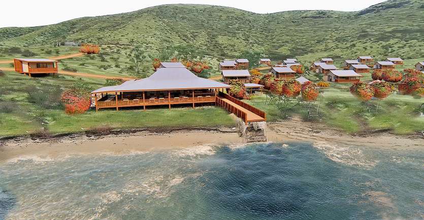 Sébastien Plaquet (en médaillon) et Savina Creugnet espèrent que le projet qu’ils portent depuis près de dix ans pourra enfin aboutir. Leur credo : l’écologie et un style typiquement broussard de la côte Ouest. 