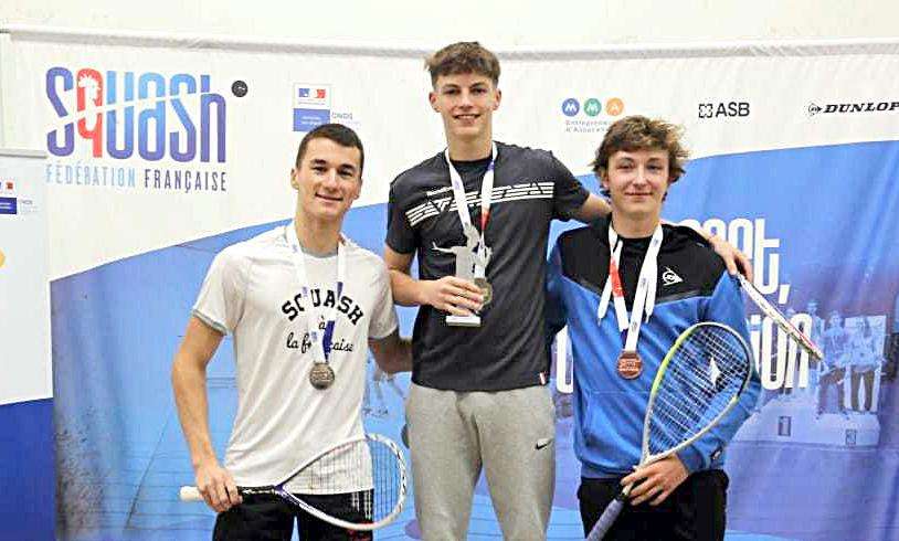 Squash: Brice Nicolas crowned French Under 19 Champion |  LNC.nc