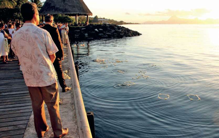 Chaque année, les familles des victimes organisent une cérémonie de souvenir. Gouvernement de Polynésie