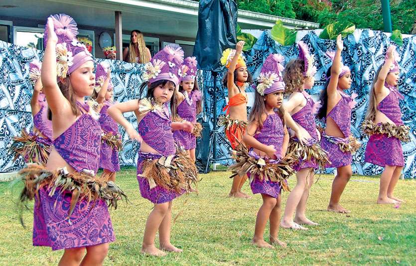 La danse polynésienne s’apprend dans les écoles dès le plus jeune âge. Photo Archives LNC