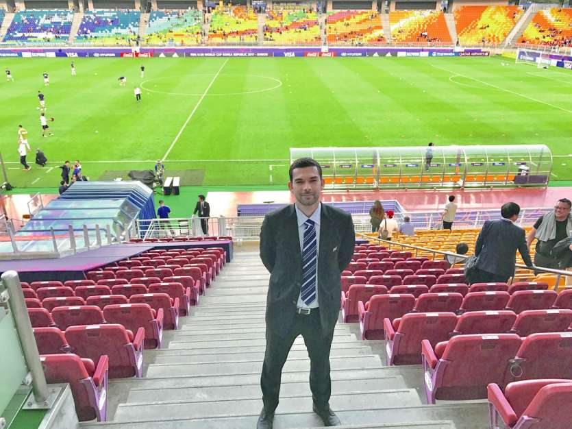 Bertrand Brial, ici en Corée du Sud à la Coupe du monde des moins de 20 ans en mai 2017.