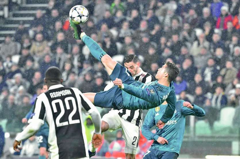Un bijou. Auteur d’un doublé hier face à la Juventus, Cristiano a fait se lever tout le stade après son second but.