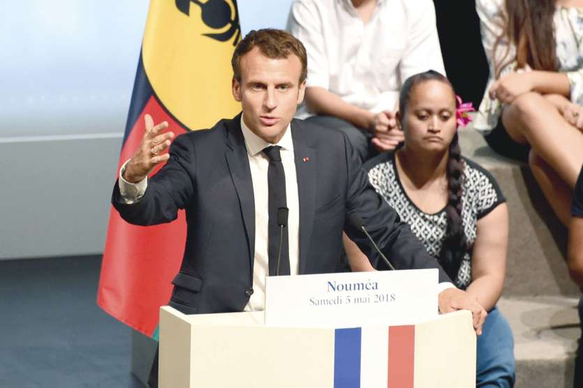 Pour Emmanuel Macron, la première des batailles reste celle de l’éducation. Crédit photo : Thierry Perron