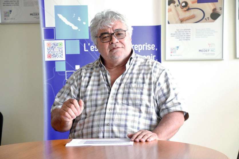 Daniel Ochida, patron d’OCR (secteur BTP), était coprésident du Medef-NC depuis 2009 et a été élu président unique en mars.Thierry Perron
