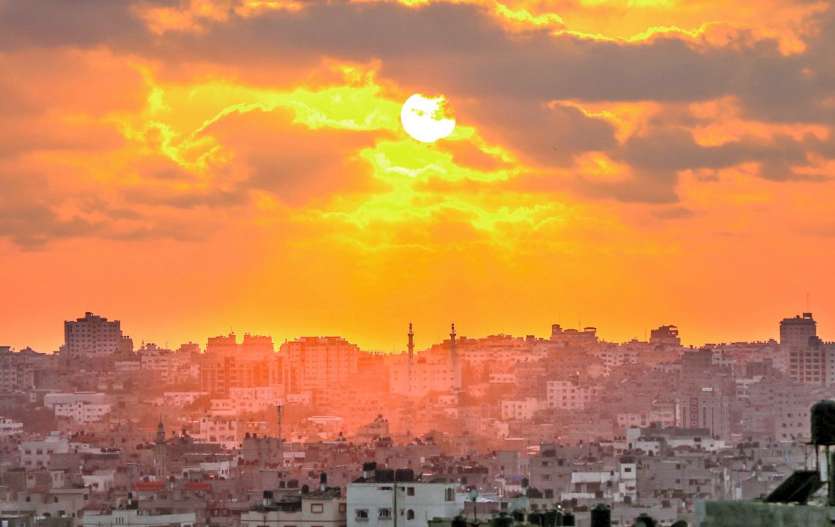La ville de Gaza dans les territoires palestiniens.Photo AFP