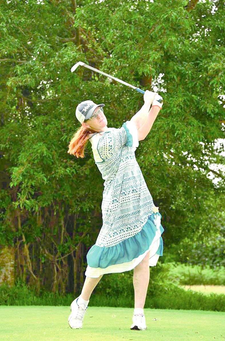 Breanna Gill, ici lors du fun Pro-Am qui précédait le Women International. Photo Tee Time