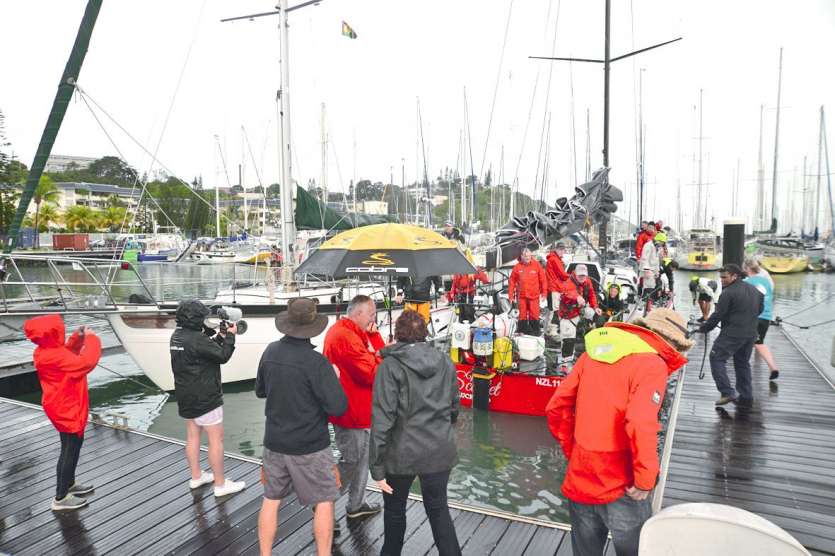 Tous les bateaux étrangers sont accueillis sur le ponton visiteurs de port Moselle. Photo Thierry Perron