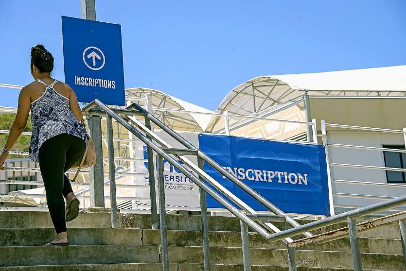 Après une première étape sur le Net, les inscriptions doivent être finalisées à l’UNC. Photo Archives LNC