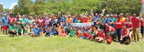 Les Martin s\'étaient donné rendez-vous hier sur le champ de foire de Ouégoa.