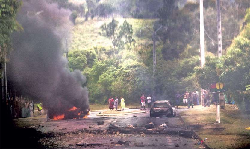 Selon les derniers éléments, aucun blessé n’était à déplorer. Les gendarmes n’auraient pas été victimes de tir. Photo Fabrice Balsamo