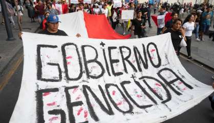 Pérou: manifestation de