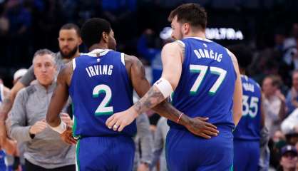 NBA: les Mavericks Doncic et Irving bourreaux des Sixers