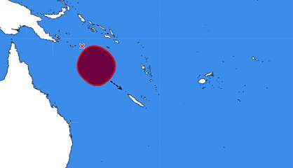 La dépression poursuit sa trajectoire vers le Caillou