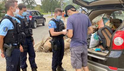Vaste opération de gendarmerie à Dumbéa rivière