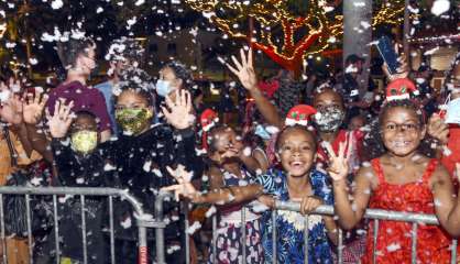 À Nouméa, les enfants ont rencontré le père Noël
