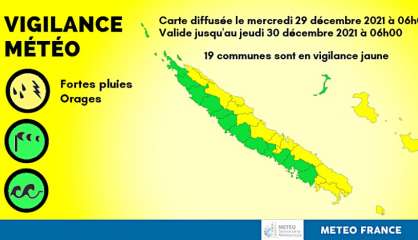 Météo : la moitié du pays en vigilance jaune