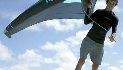 Titouan Galea, champion du monde de Wingfoil