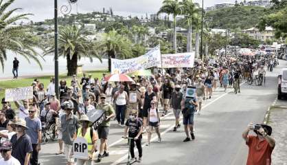 Plus d’un millier de manifestants ce matin à Nouméa