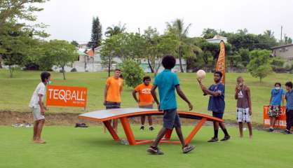 De nouvelles tables de teqball inaugurées à Koutio