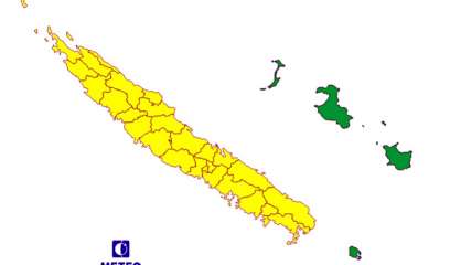 La Grande Terre et Bélep en vigilance jaune fortes pluies