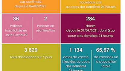 Le nombre de cas de Covid en recul depuis deux jours