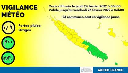 Météo : vingt-trois communes restent en vigilance jaune orages et fortes pluies