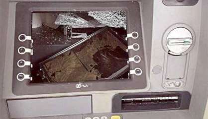 Bourail : un guichet automatique vandalisé