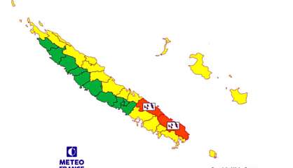 Les communes de Yaté et Thio toujours en vigilance orange fortes pluies et orages