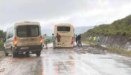 Météo : la route de Yaté bloquée par les intempéries