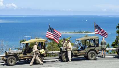 Ils ont célébré le 80e anniversaire du débarquement des troupes américaines  