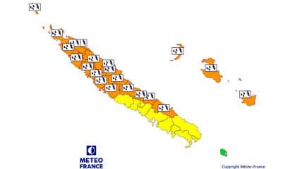 Le nord et les Loyauté en vigilance orange fortes pluies