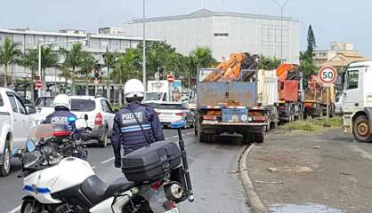 Une opération escargot menée par le syndicat des rouleurs et du BTP vient de débuter à Nouméa
