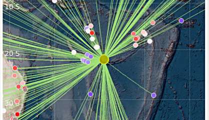 De nombreux séismes en cours entre les Kermadec et le sud des Loyauté
