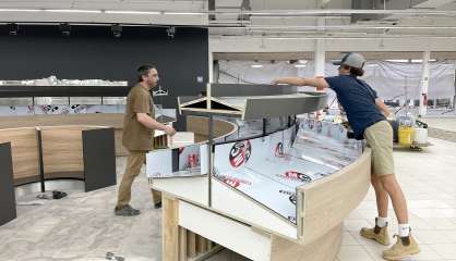 Un supermarché Auchan le 15 septembre à la Belle-Vie