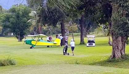 Un avion se pose en urgence sur le golf de Dumbéa
